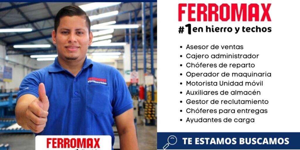 Ofertas laborales de Ferromax
